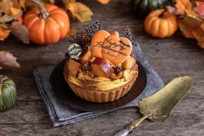 ラ・メゾン アンソレイユターブル、かぼちゃとハロウィンスイートを使った限定ハロウィンタルトを発売