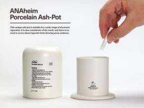 電子タバコ専用磁器灰皿「ANAheim Porcelain Ash-Pot」 - ユーザビリティと美しさを両立した新商品発売