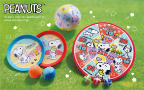 大人気コミック「PEANUTS」スヌーピーが活躍するスポーツトイが新発売!