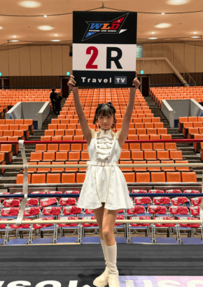 現役中学2年生・MIUさん(13歳)が 史上最年少ラウンドガールとして再び登場！ 「WLD Vol.4」後楽園ホールで堂々のパフォーマンス