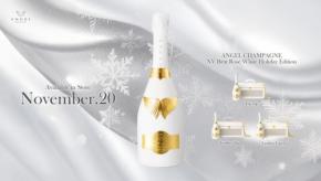 ホリデーシーズン限定！ANGEL CHAMPAGNEの新作『NV Brut Rose White Holiday Edition』3種類発売