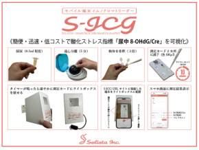 「S-ICG：モバイル端末イムノクロマトリーダー」が抗加齢医療・予防医療分野で新たなソリューションを提供