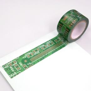基板愛あふれる「基板アートマスキングテープ」、PCB ART moecoより新発売