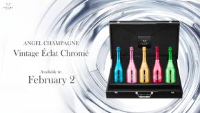 エンジェルシャンパンがVintageコレクション専用アタッシュケース『ANGEL CHAMPAGNE Vintage Eclat Chrome』発売