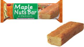 「メープルナッツバー」が登場、ブルボンから新たなバータイプスイーツ発売