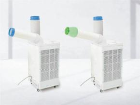 ユアサプライムス、設置場所を選ばない本格工業用スポットクーラー2機種を発売