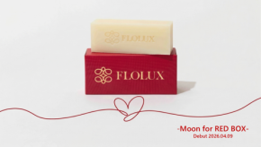FLOLUX、生理用品寄付に繋がる新石けん「Moon for RED BOX」を発売