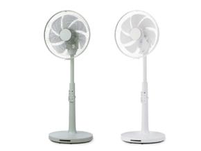 ユアサプライムス、ソファを越えて風が届く「温度センサー付き ハイポジションDCリビング扇風機」を発売