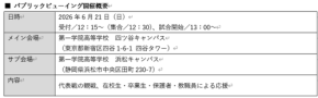 第一学院高等学校卒業生3名がサッカー日本代表に選出、パブリックビューイング開催