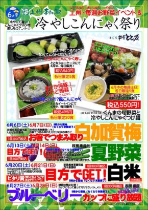 群馬県渋川市で「冷やしこんにゃく祭り&上州・毎週お野菜イベント」開催!