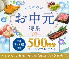 JAタウン、6月2日より「お中元特集」開催 - 夏の贈り物や産地応援ギフトを豊富にラインナップ
