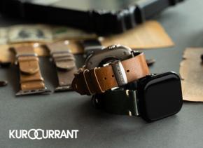 KUROCURRANT、イタリア製レザー使用のApple Watchバンド「Prestige TOSCANA」を発売