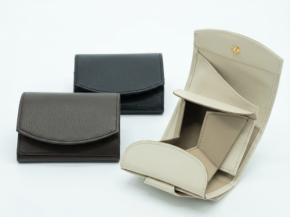 カルトラーレ、国産型押しレザーを使用した新作三つ折り財布「ハンモックウォレットコンパクト pique」を発表