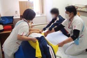 摂津医誠会病院が地元中学生の職業体験を実施