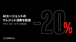 AIエージェント利用時のクレジット消費を約2割削減する基盤改善を実施