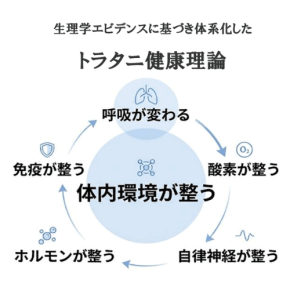 トラタニが確立した「トラタニ理論」とは？睡眠中の呼吸改善で体内環境を整える