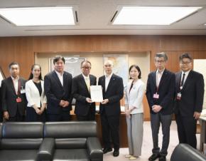 荒川沿川7区が荒川第二・三調節池の整備を金子国交大臣に要請