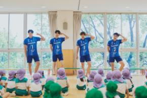 「わたしも、おけいはん」プロジェクトに大阪ブルテオンの選手が登場
