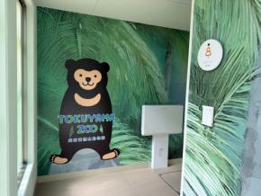徳山動物園にマレーグマをモチーフにした新トイレが完成