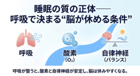 睡眠の質を左右する呼吸のメカニズムとは。「爆睡型」と「不眠型」の共通原因