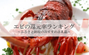 ふるさと納税「えび」還元率ランキング発表