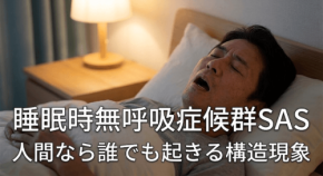 睡眠時無呼吸症候群SASの正体とは？トラタニが解明した構造的リスク