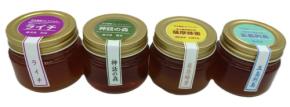 希少な日本みつばちの生はちみつ4種が登場