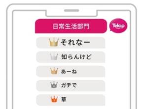 無料音声通話アプリ「Telop by goo」、「10代女性がリアルに使うトレンドワードランキング」を発表！