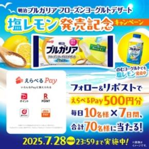 暑い夏の日にすっきりとリフレッシュ!「明治ブルガリア フローズンヨーグルトデザート 塩レモン」新発売
