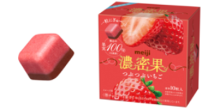 いちご100%(生換算)配合!まるでいちごを食べているような新感覚「濃密果つぶつぶいちご」