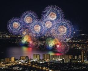 第40回記念大会 2026びわ湖大花火大会は過去最多の12,000発、「花火×ドローン」で新たな歴史を!!