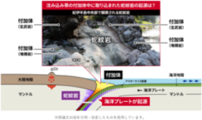 ここにどうして蛇紋岩？