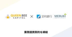 Queen Bee Capital(クイーンビーキャピタル)株式会社 と株式会社足利銀行 業務提携契約を締結