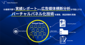 ID連携不要で実績レポートから広告媒体横断分析を可能とするバーチャルパネル化技術を開発、実証実験を実施