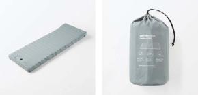 無印良品 空気でできたマットレス 1/14～発売　ポンプはマットレスに内蔵で別購入不要　昼寝用マット アウトドア 車中泊 来客用布団 防災備品など幅広いシーンで使えそうで◎