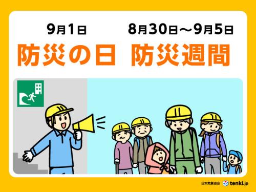 「防災の日」と「防災週間」