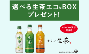 【バーコードで応募！】選べる生茶 エコなBOXプレゼントキャンペーン実施中（〜7/11）