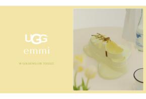 ｢emmi × UGG」別注シューズ『W GoldenGlow Toggle』を4月1日発売