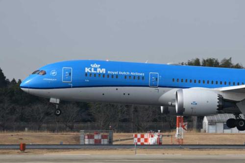KLMオランダ航空(ボーイング787-9型機)