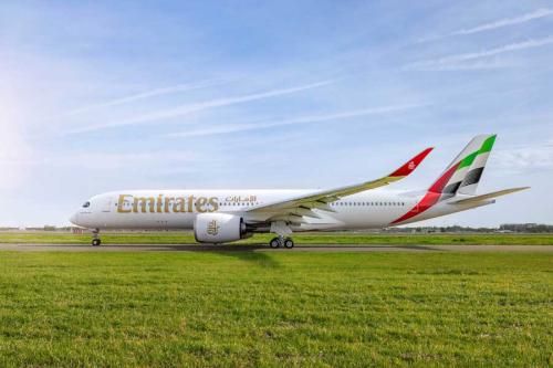 エミレーツ航空(エアバスA350-900型機)