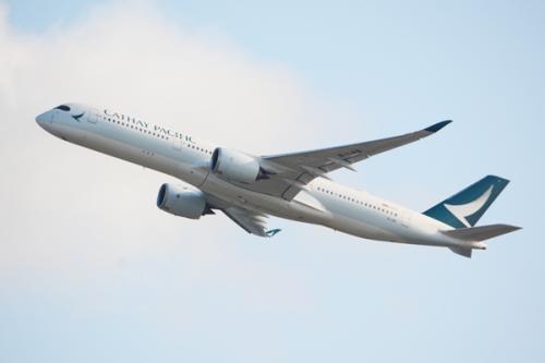 キャセイパシフィック航空（エアバスA350-900型機）
