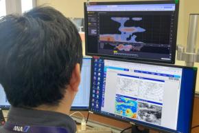 ANA、BlueWXが開発した乱気流予測システムを導入