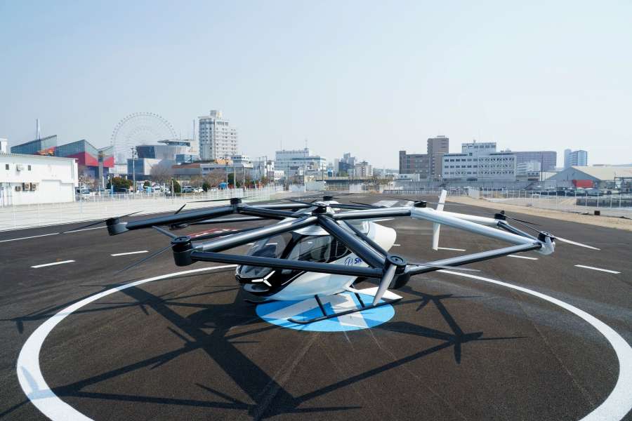 SkyDrive、空飛ぶクルマ「SD-05」デモフライト見学会　9月15日から大阪港で