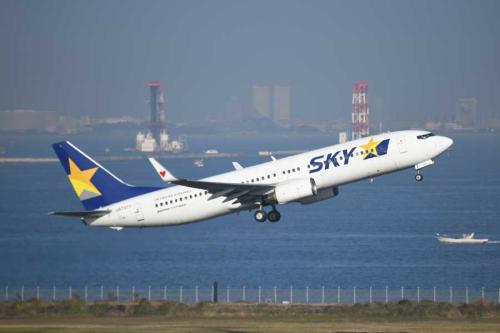 スカイマーク(ボーイング737-800型機、JA737T)