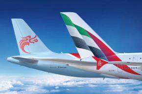 エミレーツ航空と長竜航空、インターライン契約を締結