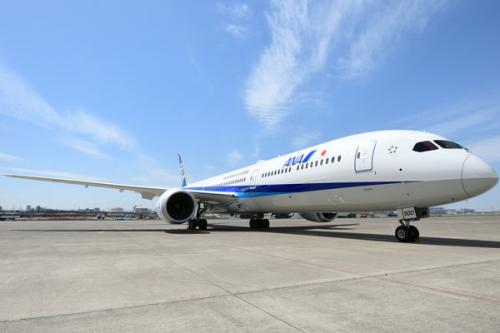 ANA(ボーイング787-10型機)