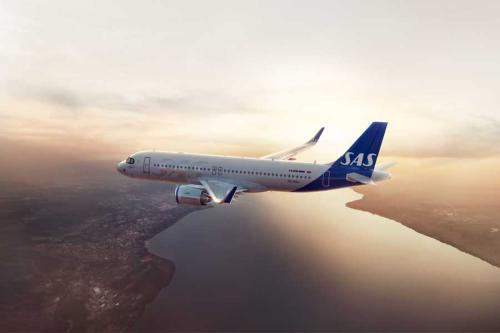 スカンジナビア航空(エアバスA320neo)