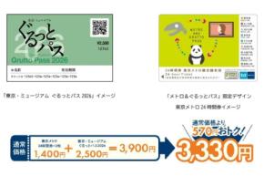 東京メトロ、「メトロ&ぐるっとパス」を2026年度も発売