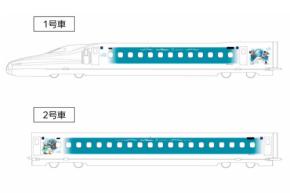 東海道新幹線、ディズニーシー25周年「スパークリング・ジュビリー」仕様車両 6月19日から運行