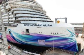 ノルウェージャンクルーズライン、新造船「ノルウェージャン オーラ」進水　2027年春就航へ